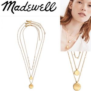 MADEWELL Coin Layered Necklace